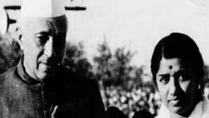 नेहरू और लता मंगेश्कर