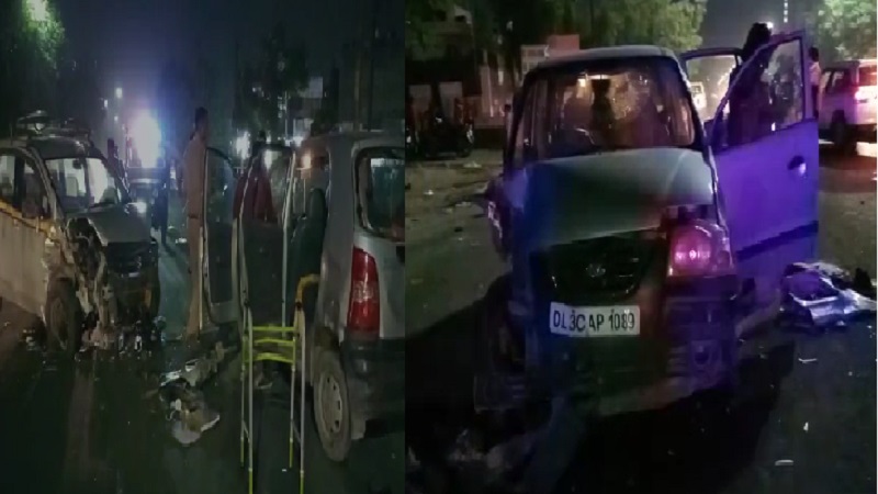Noida road accident