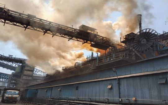 Blast Tata Steel Plant