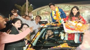 saumya Tiwari reached Bhopal