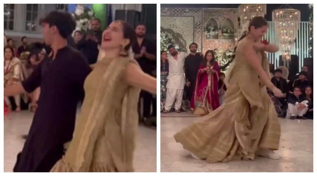 Hania Amir dancing on Natu-Natu