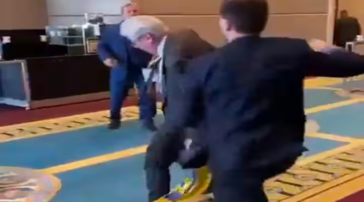 International News: Ukrainian MP punches Russia’s representative in the face, read full news