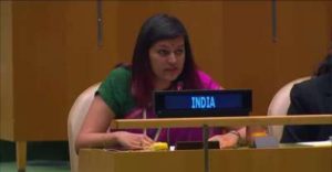 UN में भारत की सेक्रेटरी ने पाकिस्तान को दिया करारा जवाब, कहा - 'पीओके तुरंत खाली करे...'