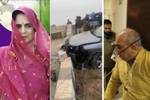 Manvendra Singh car Accident video news in hindi