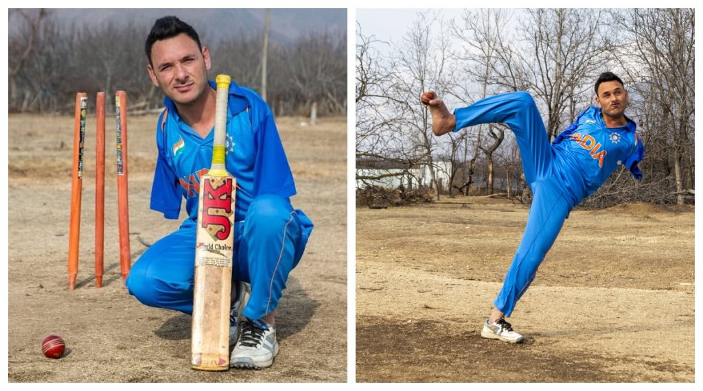 Amir Hussain Lone : armless cricketer
