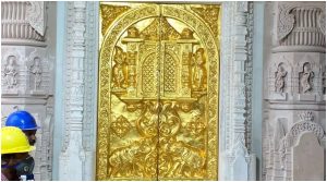 Ayodhya Ram Mandir: Golden door installed in Ram temple