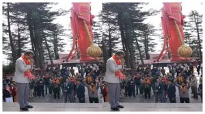 Shimla: cm sukhu recited hanuman chalisa in jakhu temple in hindi