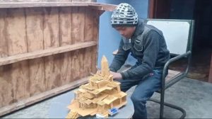 ram came in dream 5th class student made ram mandir model news in hindi