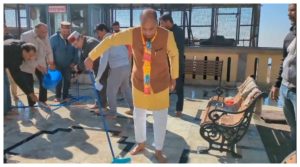jairam thakur praticipated in swachhata abhiyan