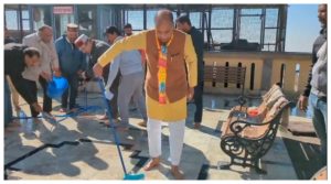 jairam thakur praticipated in swachhata abhiyan