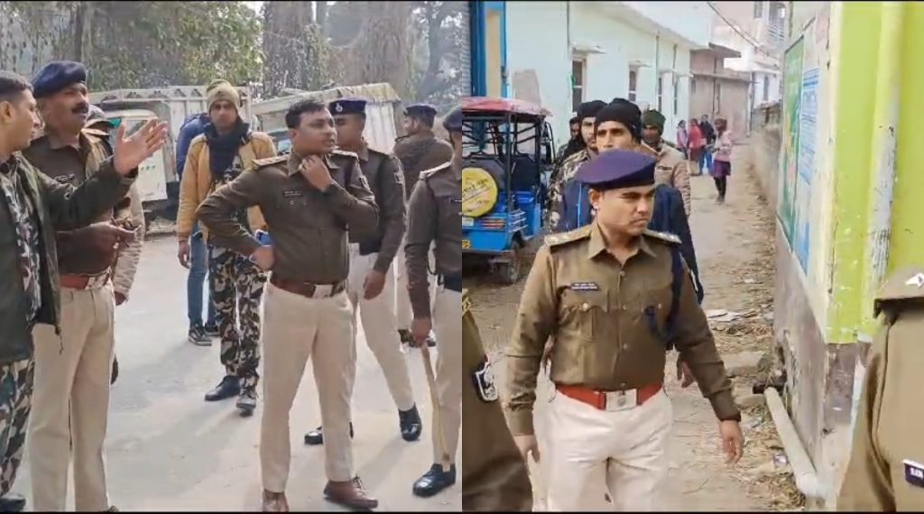 stone pelting on police