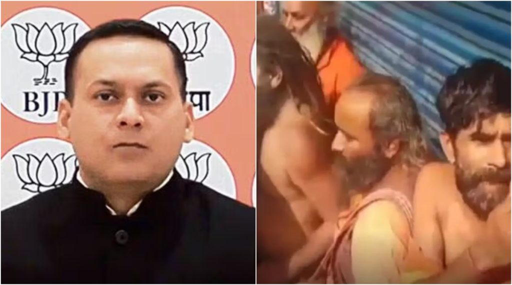 गंगा सागर जा रहे साधुओं को भीड़ ने निर्वस्त्र कर पीटा