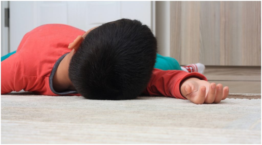 A Child Found dead in a well