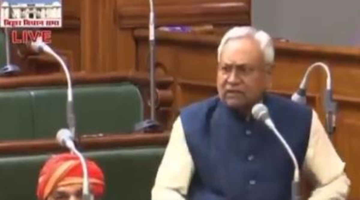 CM Nitish in Bihar Vidhansabha