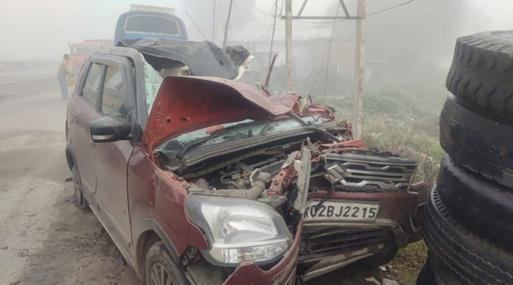 Car accident in Aurangabad