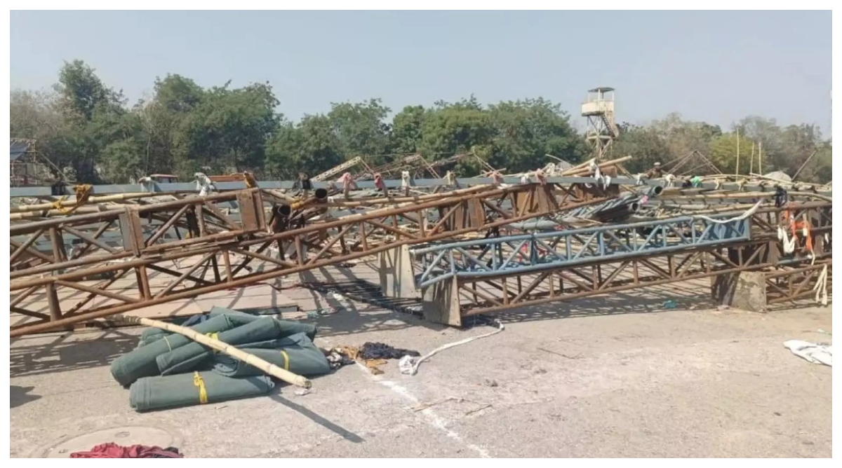 Photo of Delhi News: जवाहर लाल नेहरू स्टेडियम में मचा हड़कंप, पंडाल गिरने से 8 लोग घायल