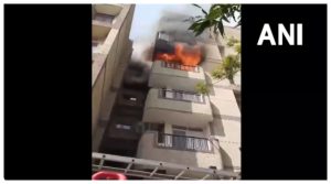 Fire in Dwarka apartment one dead