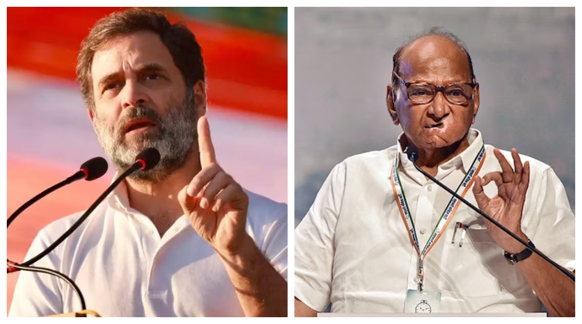 RAHUL SPOKE TO SHARAD PAWAR REDARDING SEAT SHARING BETWEEN CONGRESS AND NCP