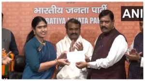 congress mla vijyadharani joined bjp