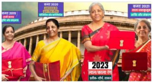 Budget 2024 The secret hidden in the color of every saree of Finance Minister Nirmala Sitharaman!