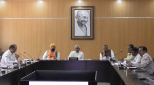 CM Nitish in Meeting