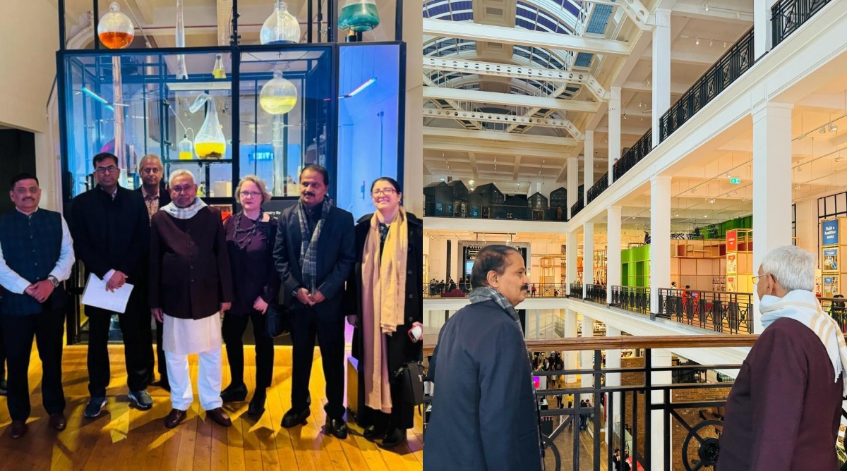 CM Nitish in Science Museum Landon