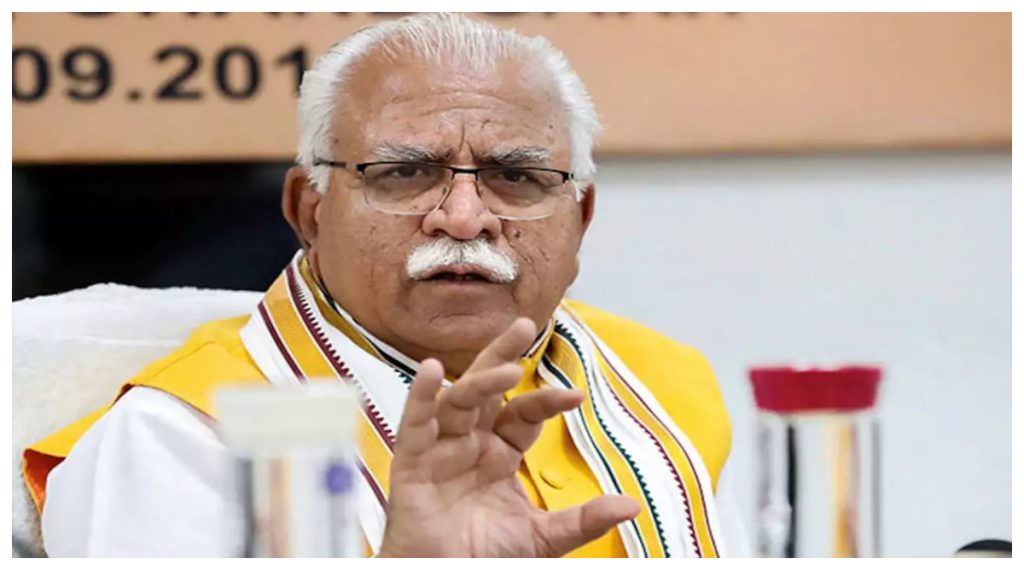 Haryana cm manohar lal resigned from his post