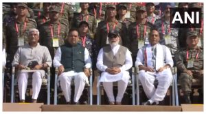 PM Modi in Pokhran pariticipated in bharat shakti army practice