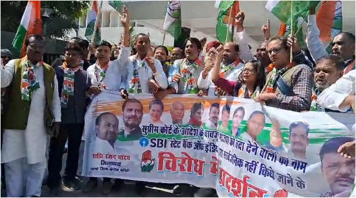Photo of कांग्रेस कार्यकर्ताओं की मांग, SBI जल्द जारी करे Electoral Bond धारकों की लिस्ट