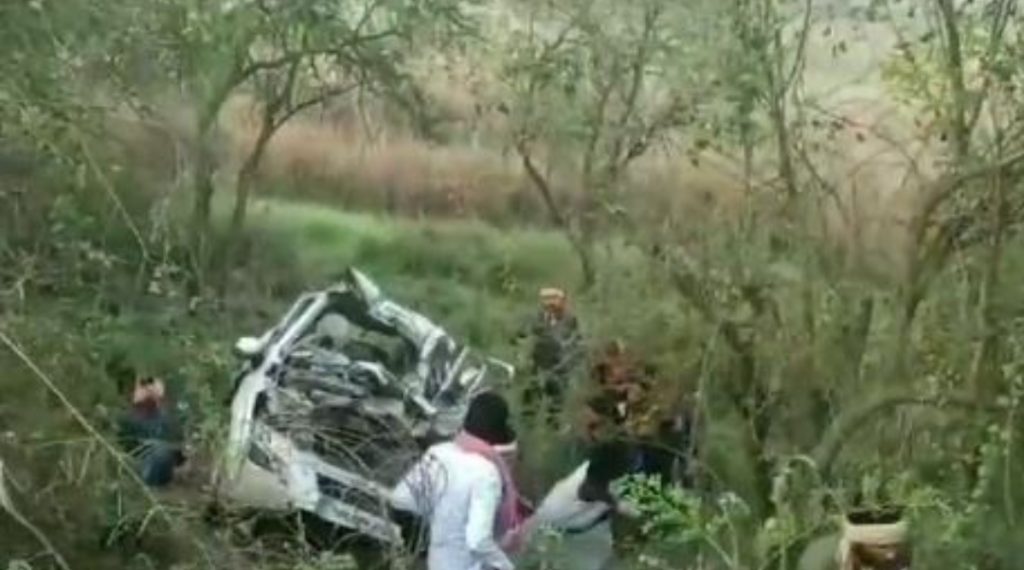 Road accident in Khagadiya