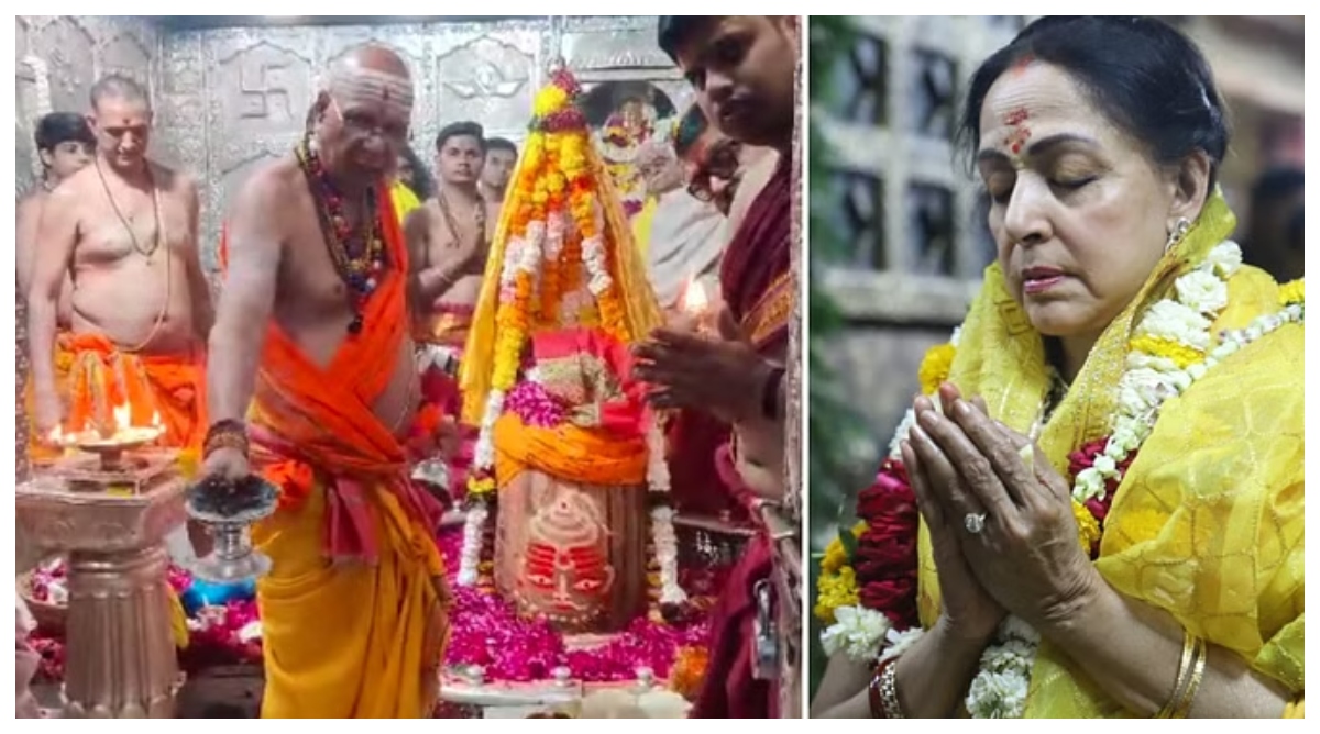 Photo of Ujjain: महाकाल का दर्शन करने पहुंची BJP सांसद हेमा मालिनी, बोली- तस्वीरों में दर्शन रोज करती हूं आज हकीकत में सौभाग्य मिला