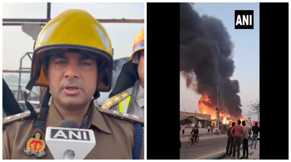 Photo of Greater Noida में भीषण आग का तांडव, शॉर्ट सर्किट के कारण ढाबों में आग लगने से इलाके में मचा हड़कंप