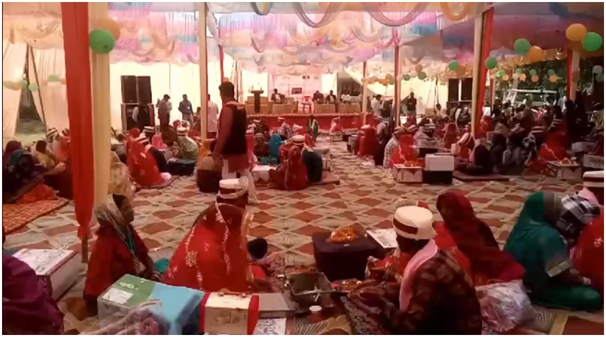 Photo of UP: मुख्यमंत्री सामूहिक विवाह कार्यक्रम का आयोजन, बंधन में बंधे 45 जोड़े