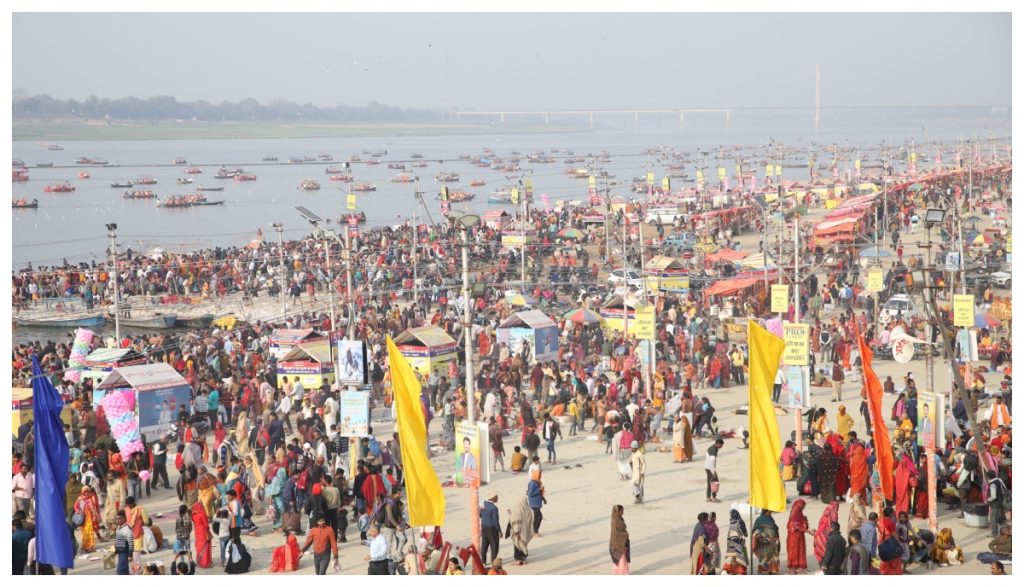 Maha Shivratri Magh fair held on the banks of Sangam ends with Mahashivratri bathing festival
