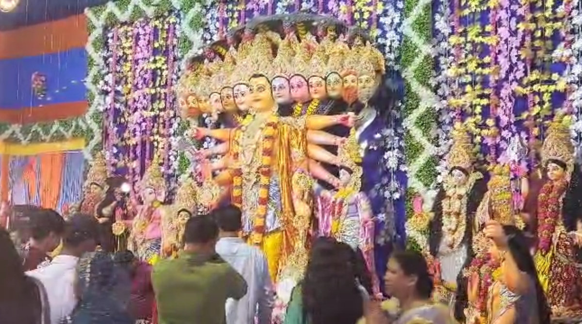 Photo of विष्णु विराट रूप मानस महायज्ञ में सुहागिनों ने की अखंड सौभाग्य की कामना