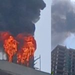 Noida Fire: सेक्टर 62 में निर्माणाधीन भवन के टॉप फ्लोर पर लगी भीषण आग, मौके पर पहुंची दमकल की गाड़ियां