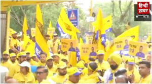 aaps Walkathon-Walk for Kejriwal campaign against the arrest of cm kejriwal