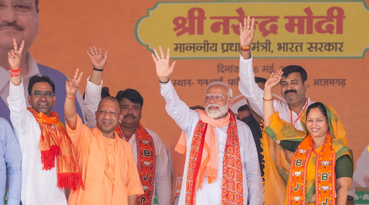 Photo of पहले आतंकी घटना के तार आजमगढ़ से जोड़े जाते थे, आज दुनिया में बढ़ा है सम्मान- सीएम योगी