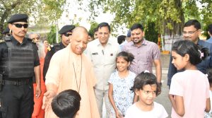 CM Yogi in Gorakhpur