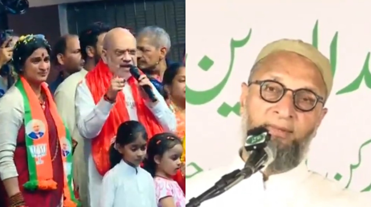 Photo of हैदराबाद में ओवैसी की हुंकार, अमित शाह ने किया पलटवार