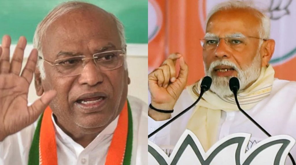 Letter of Kharge to PM Modi