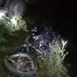 UP: तेज रफ्तार डीसीएम ने बाइक में मारी टक्कर, तीन बाइक सवारों की मौके पर ही मौत