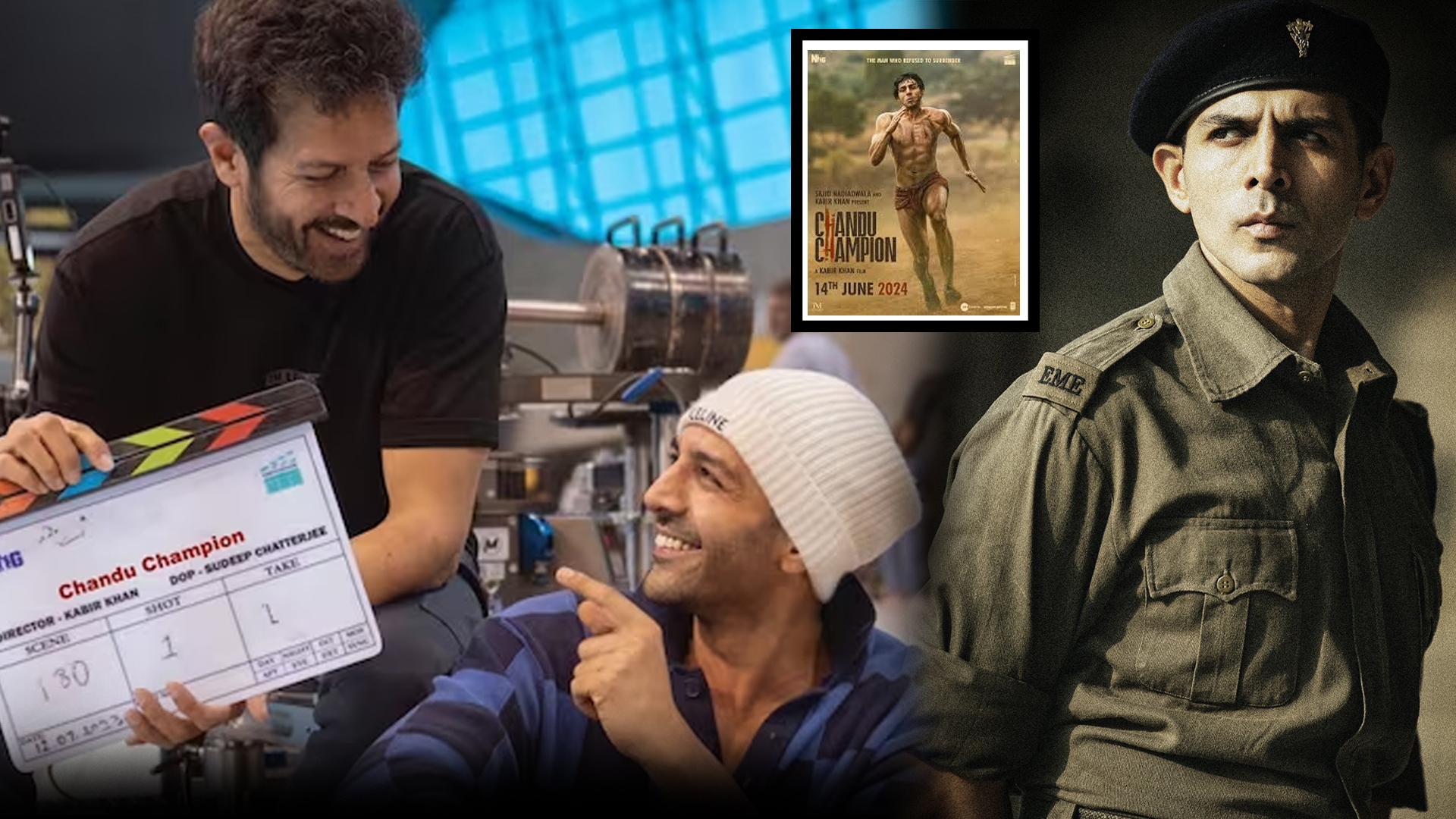 Photo of Chandu Champion First Look Out : लाल लंगोट में जोश भरी दौड़ लगाते नज़र आये कार्तिक आर्यन