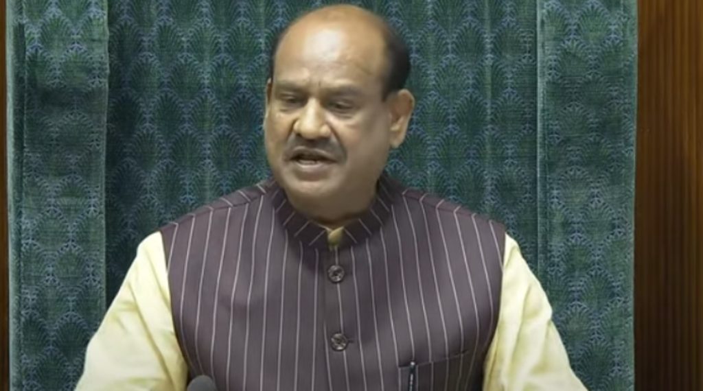 Speaker OM Birla in Parliament