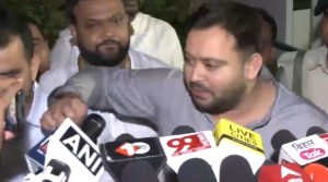 Tejashwi in Patna