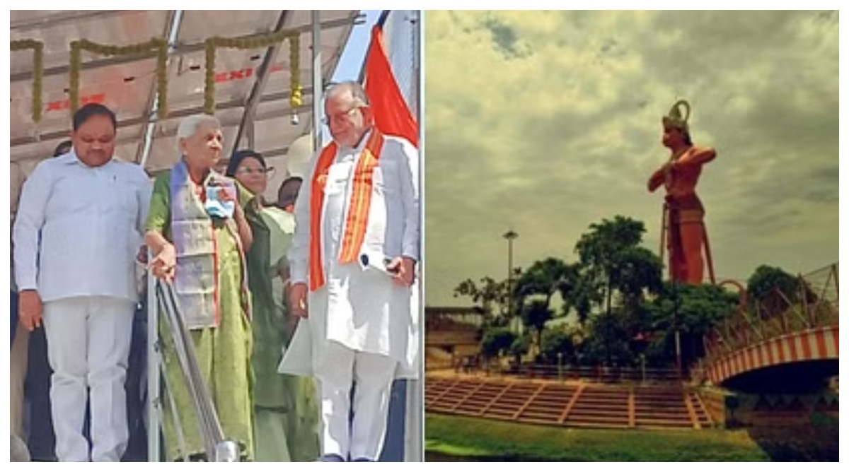 Photo of UP: शाहजहांपुर का दौरा करने पहुंचीं राज्यपाल आनंदी बेन पटेल, हनुमत धाम पर किए बजरंगबली के दर्शन