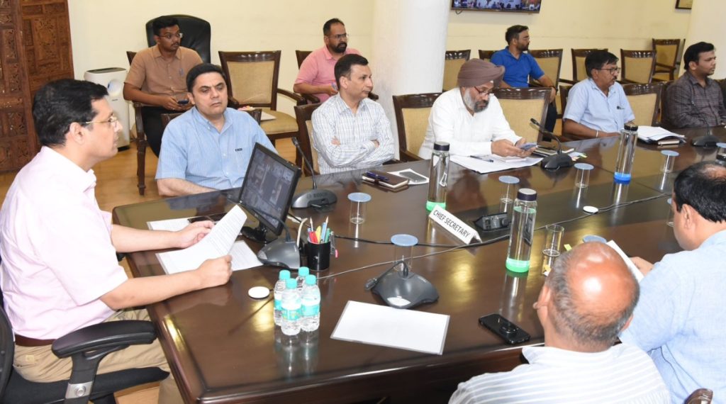 Meeting of Chief Secretary