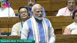 PM Modi in Parliament