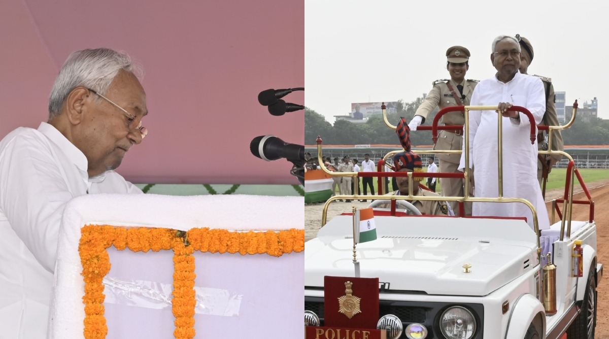 Photo of गांधी मैदान पर CM नीतीश ने ली परेड की सलामी, किया झंडोत्तोलन, बताईं सरकार की उपलब्धियां