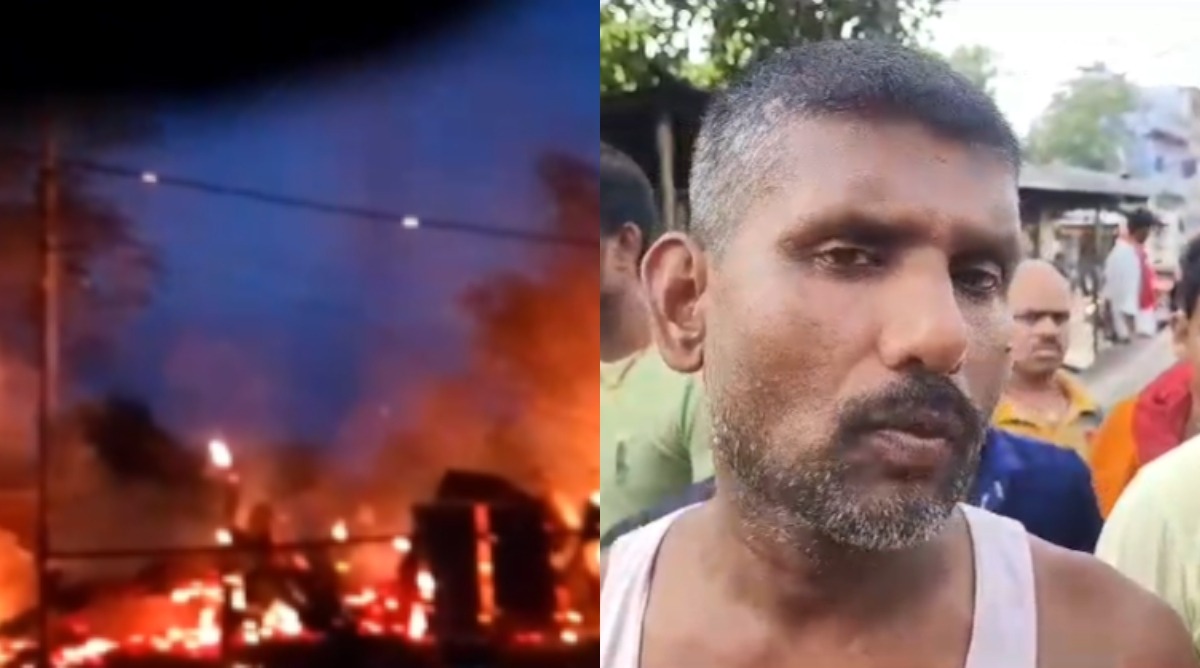 Fire incident in Jamui